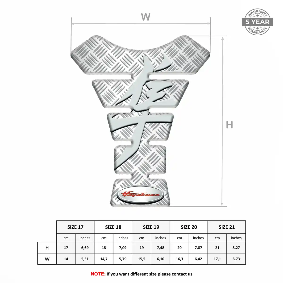 Suzuki Tank Pads Protector Motorbike Superior Craft