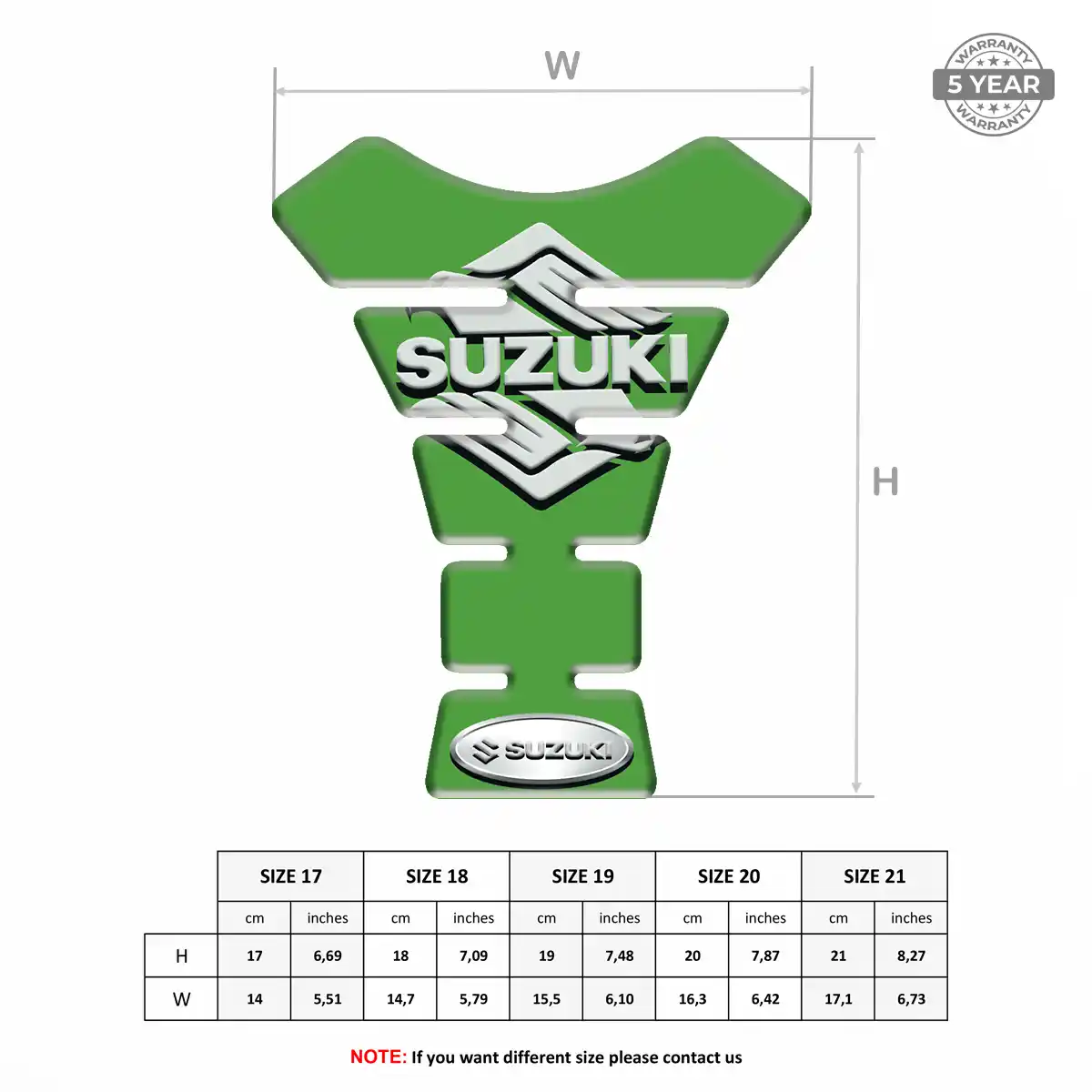 Suzuki Tank Pads Protector Motorcycle Prime Quality