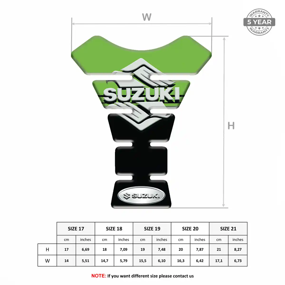 Suzuki Tank Pads Protector Refined Design