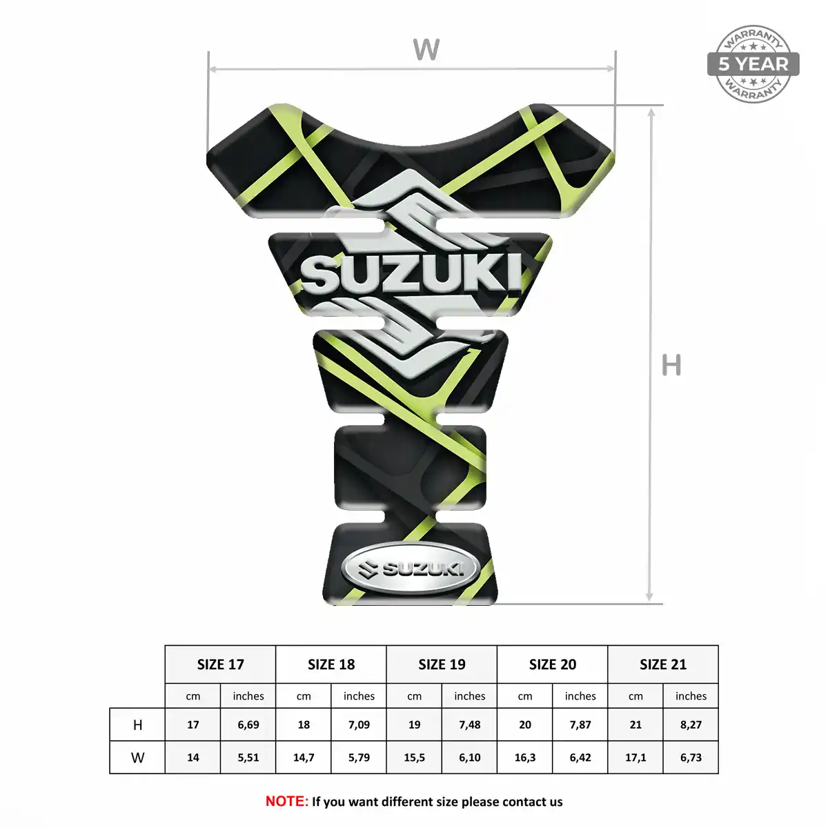 Suzuki Tank Pads Signature Grade