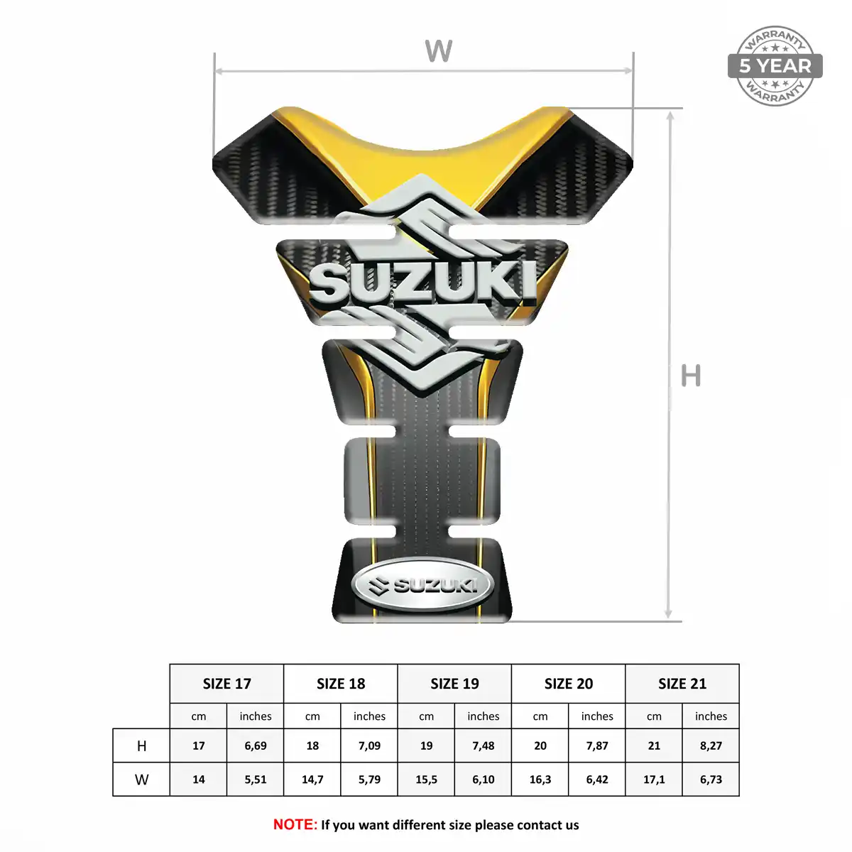 Suzuki Tank Protector Deluxe Edition
