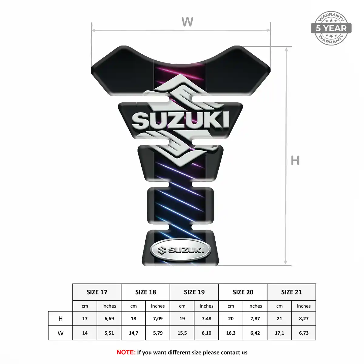 Suzuki Tank Protector Elite Edition