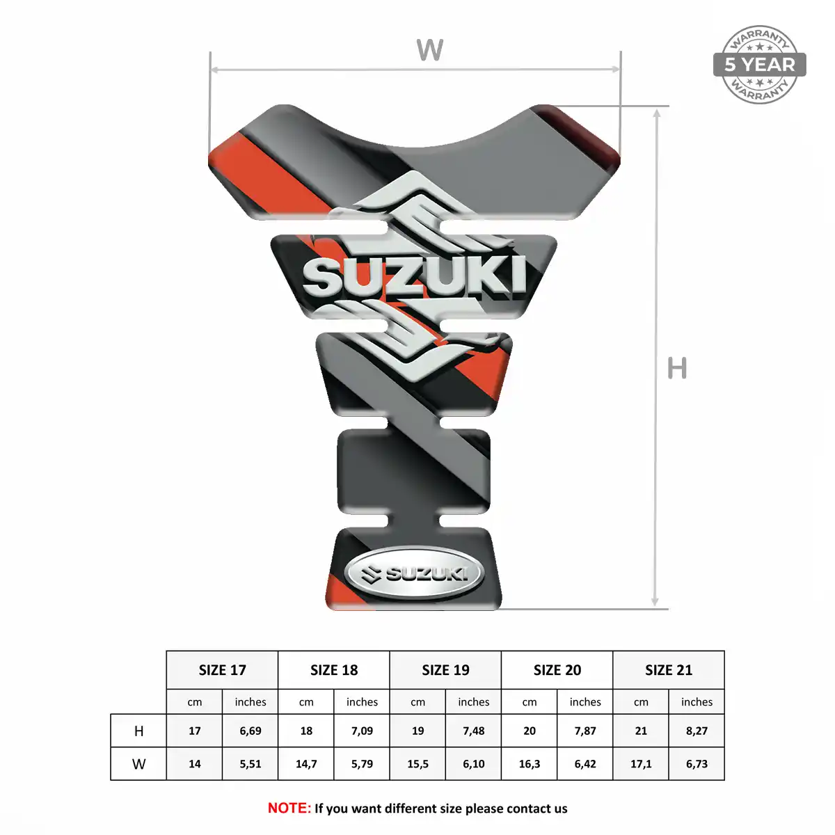 Suzuki Tank Protector Fuse Elite Edition