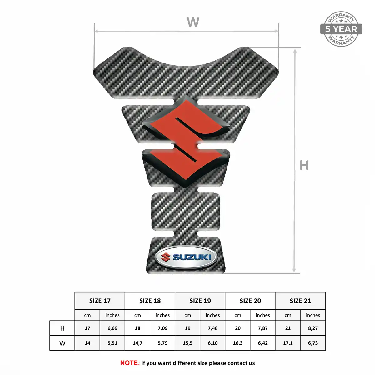 Suzuki Tank Protector Fuse Motorbike Elite Edition