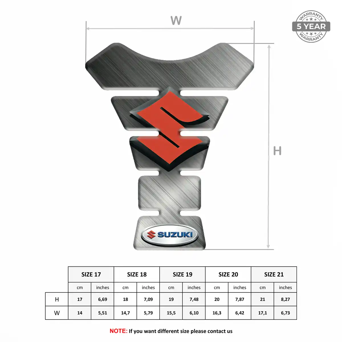 Suzuki Tank Protector Guard Deluxe Edition