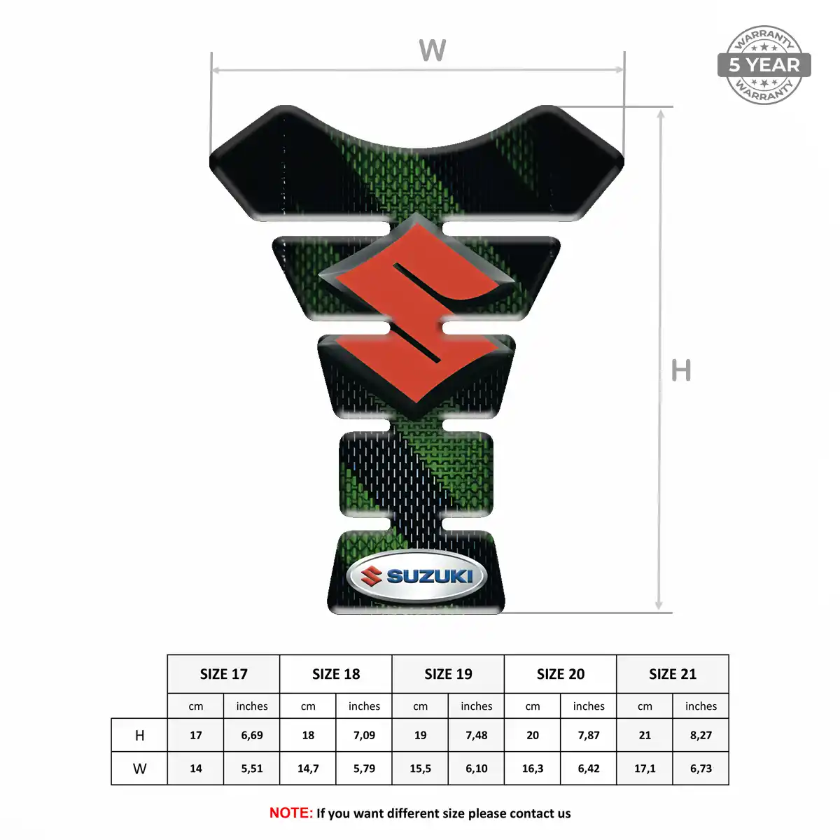 Suzuki Tank Protector Guard Elite Edition