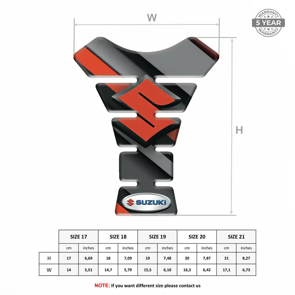 Suzuki Tank Protector Guard Exclusive Series