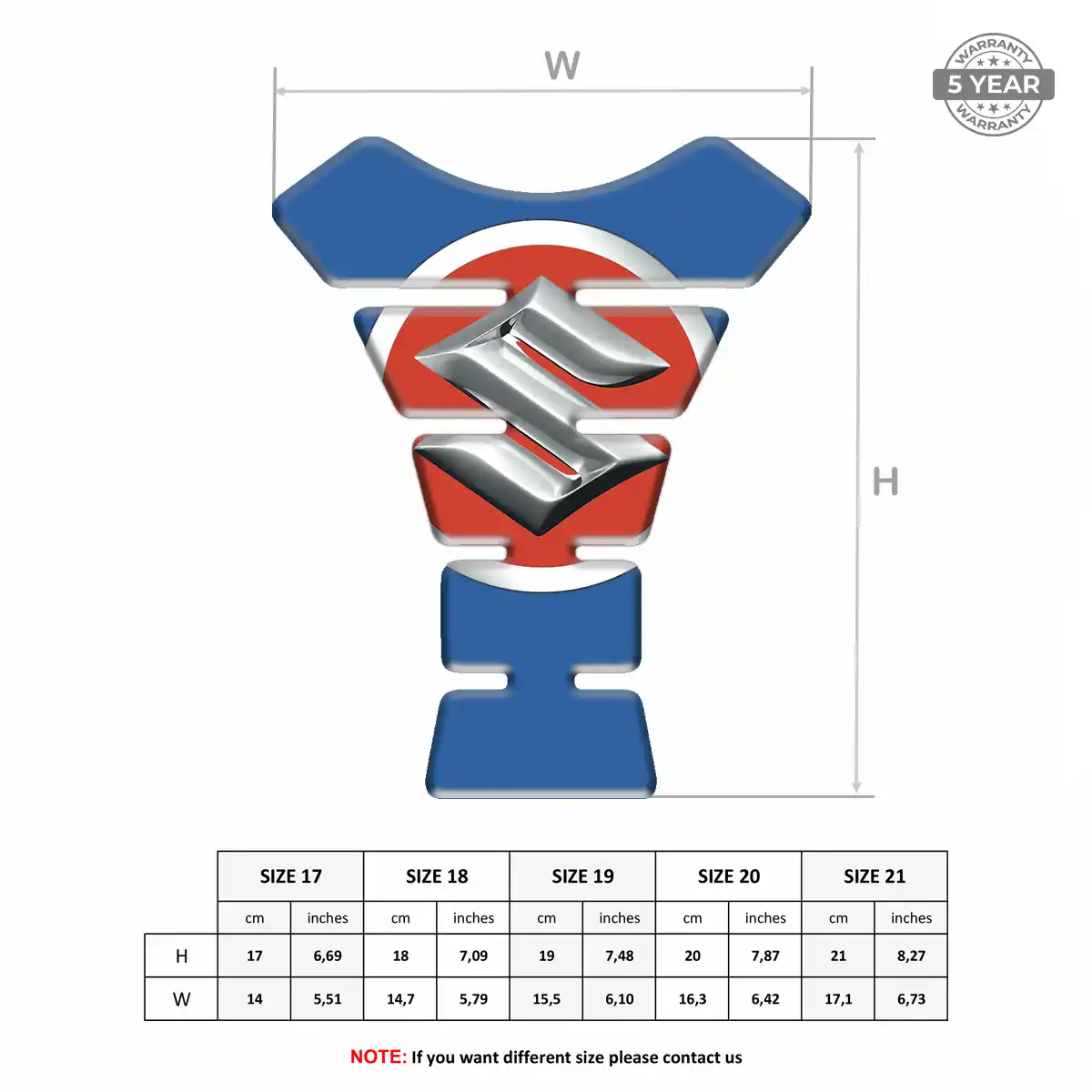 Suzuki Tank Protector Guard Motorcycle Prime Quality