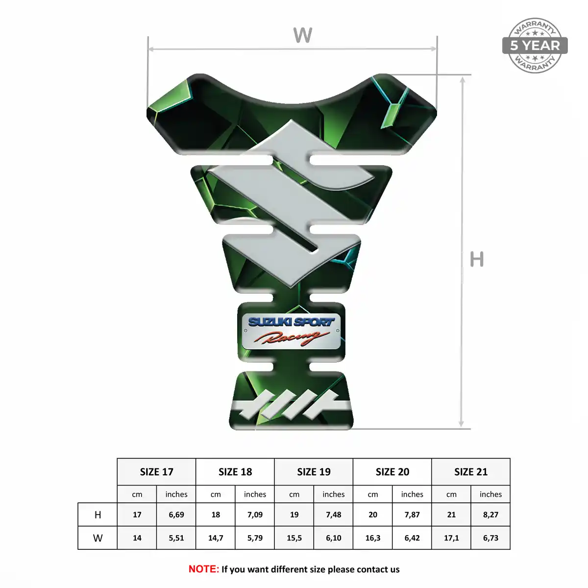 Suzuki Tank Protector Guard Signature Grade