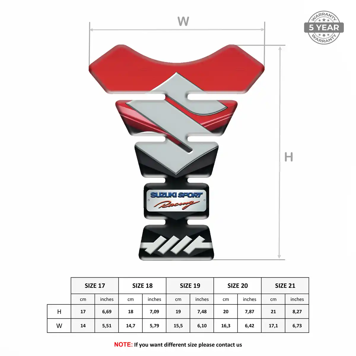 Suzuki Tank Protector Guards Exclusive Series