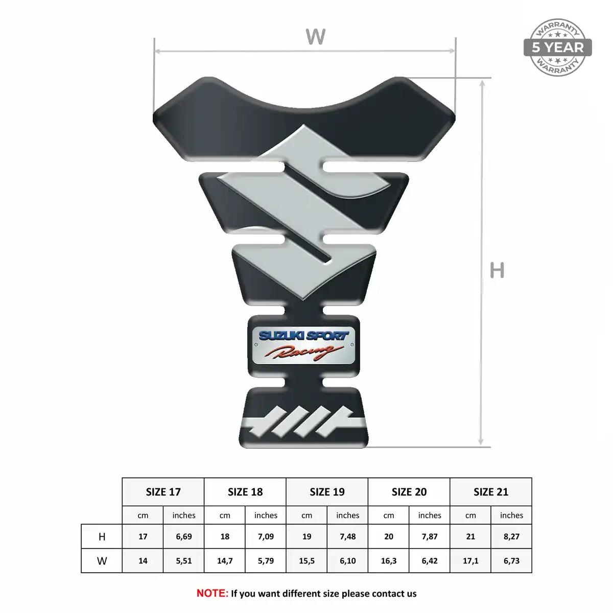 Suzuki Tank Protector Guards Motorbike Signature Grade