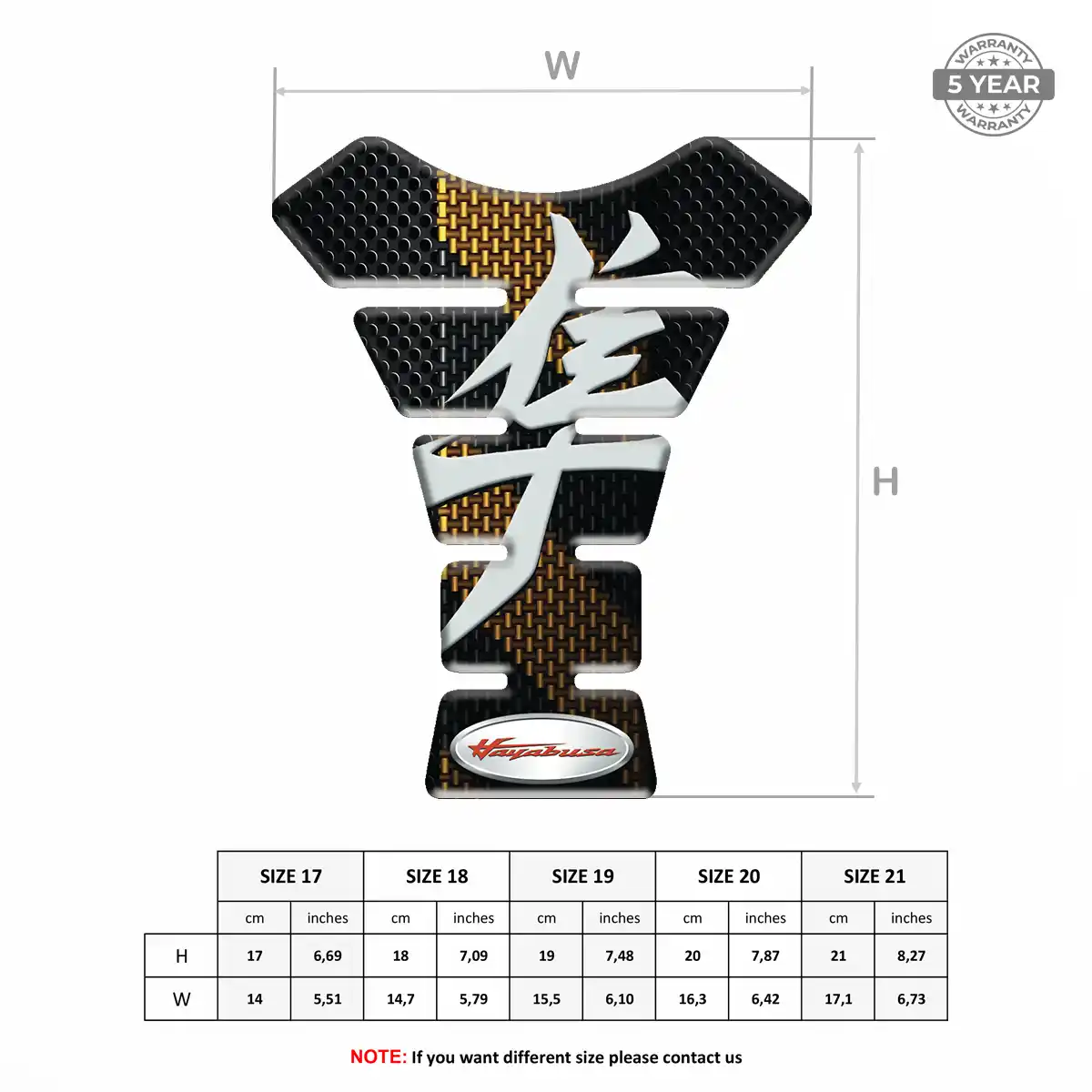 Suzuki Tank Protector Guards Motorcycle Deluxe Edition