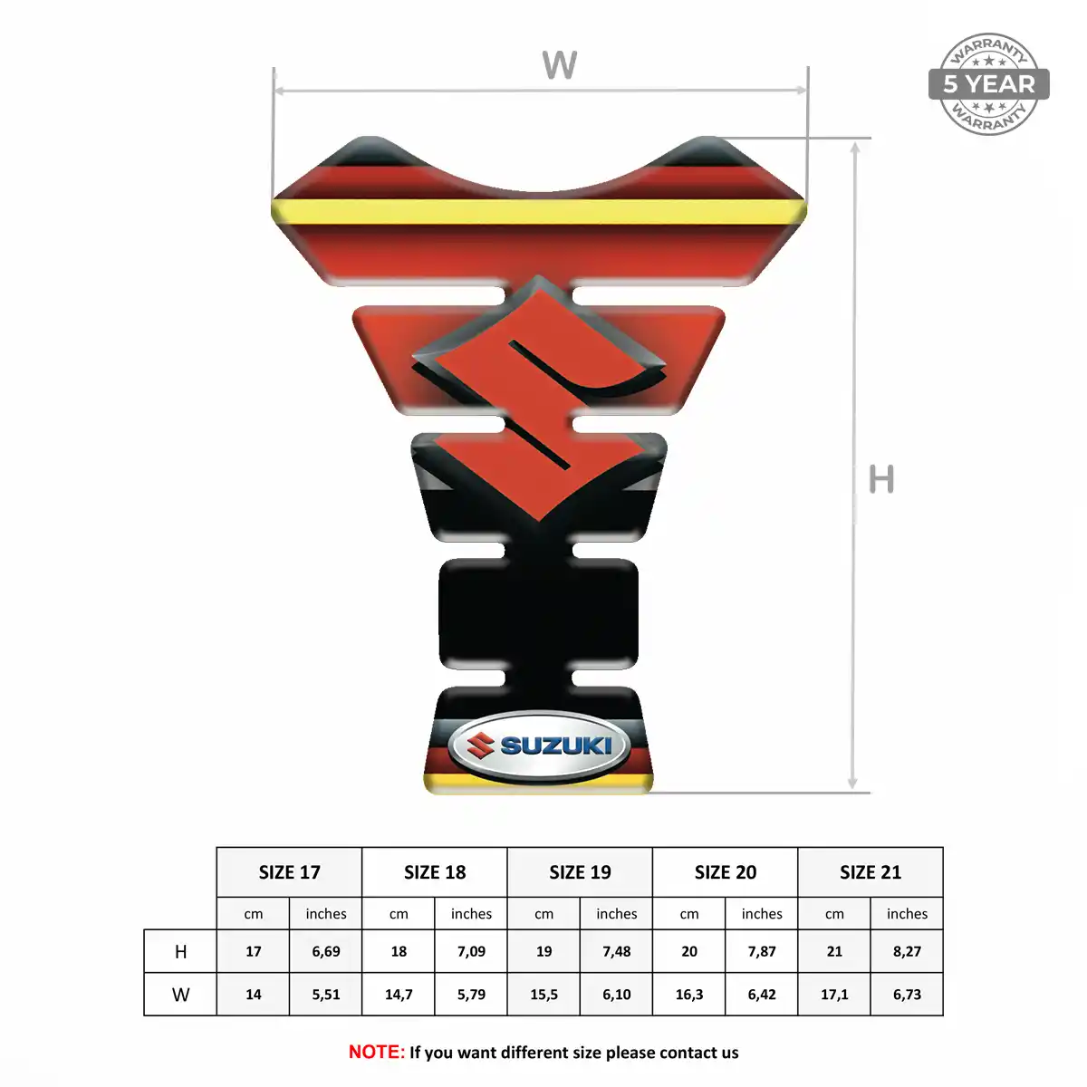 Suzuki Tank Protector Guards Motorcycle Exclusive Series