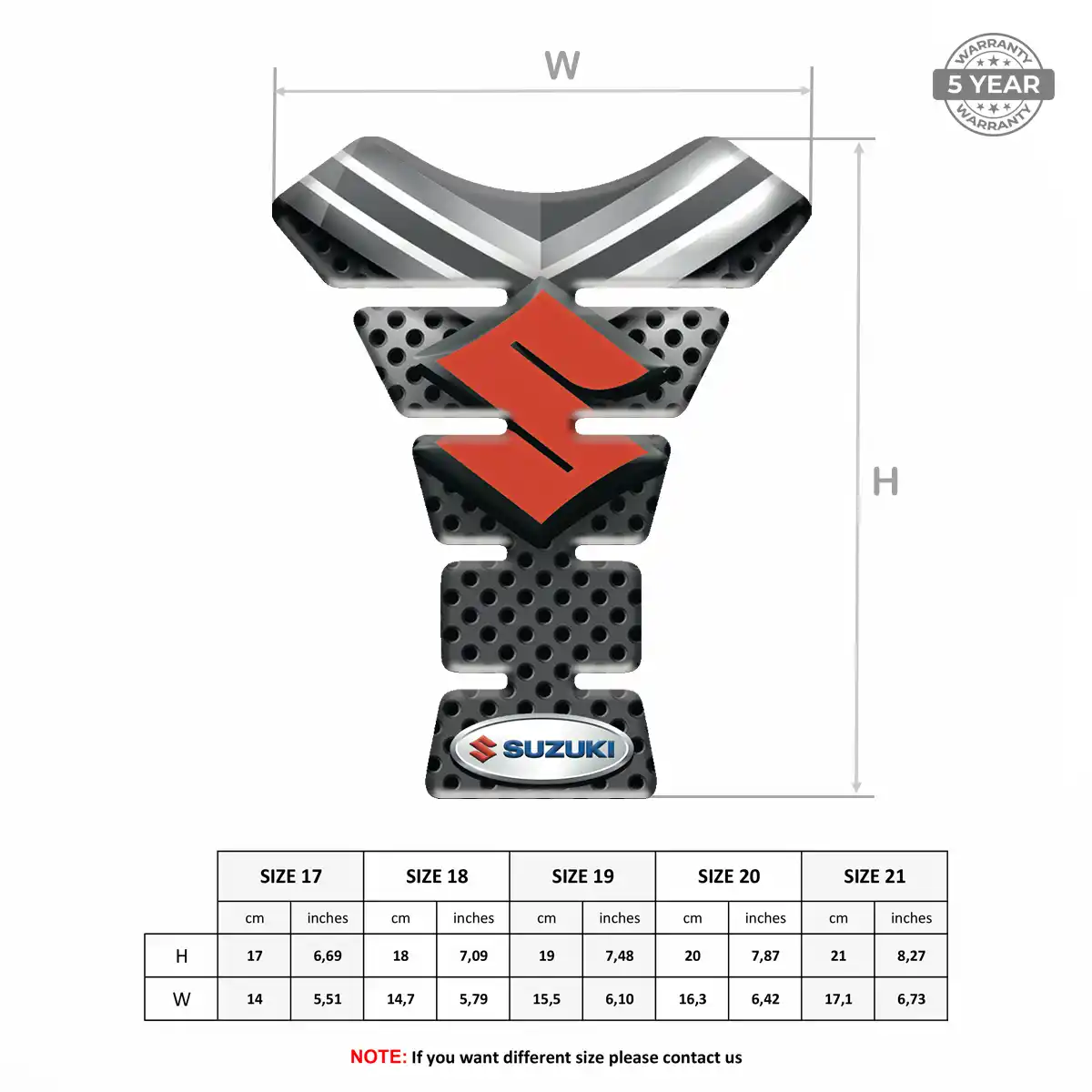 Suzuki Tank Protector Guards Motorcycle Prime Quality