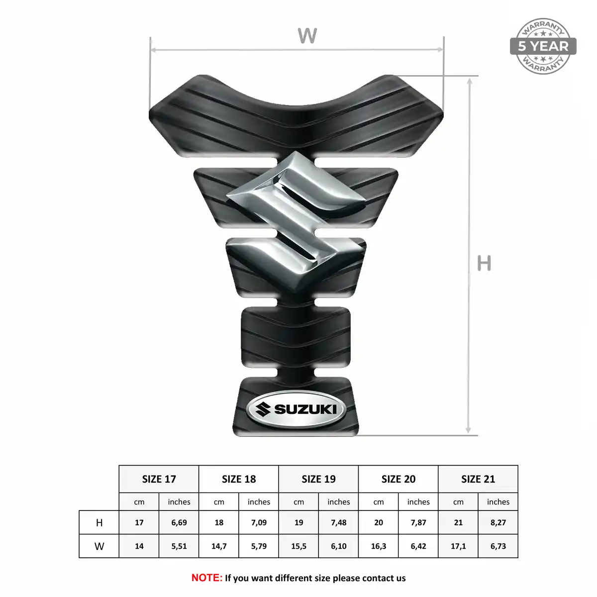 Suzuki Tank Protector Guards Superior Craft