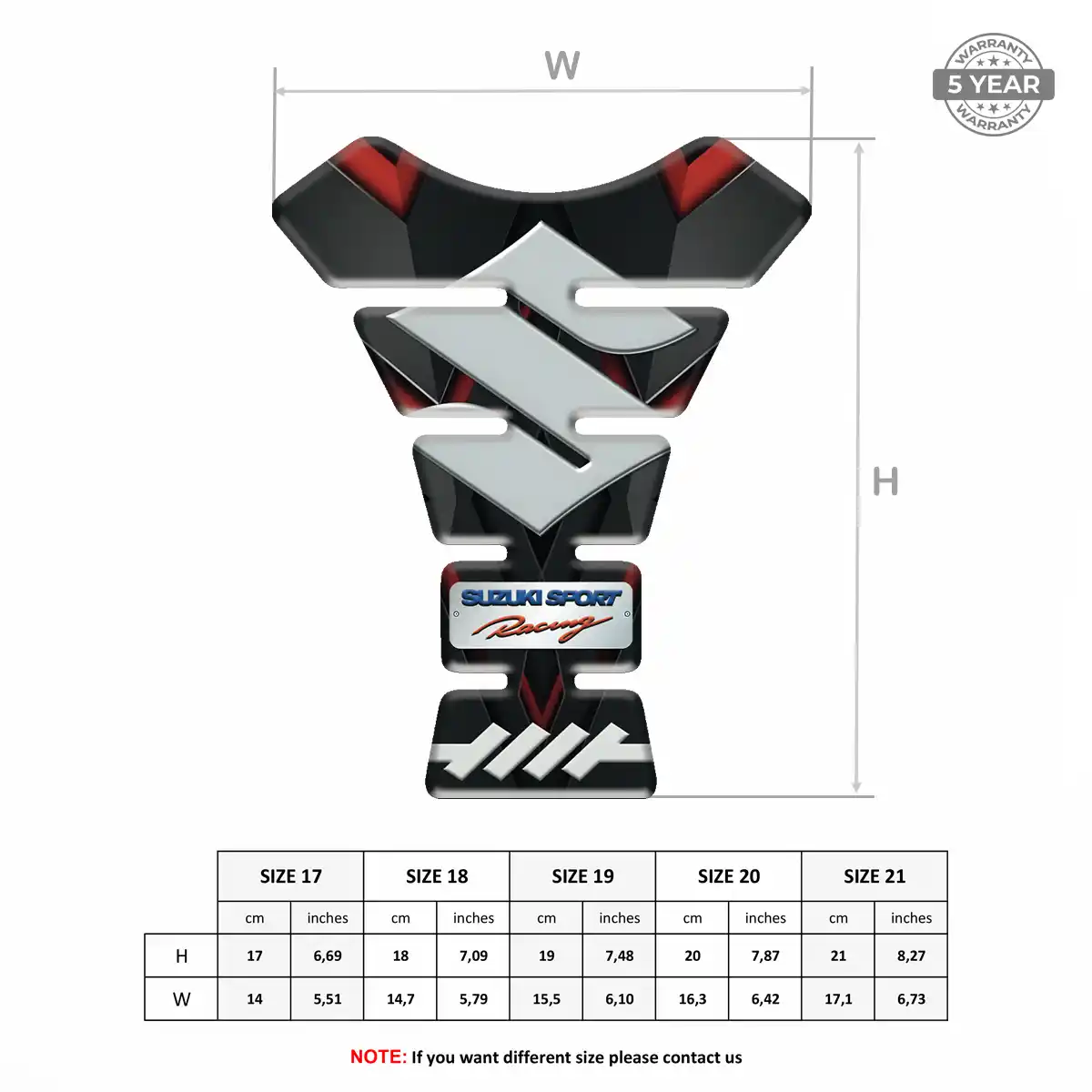Suzuki Tank Protector Motorcycle Elite Edition