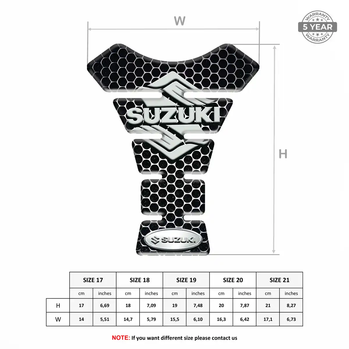 Suzuki Tank Protector Motorcycle Exclusive Series