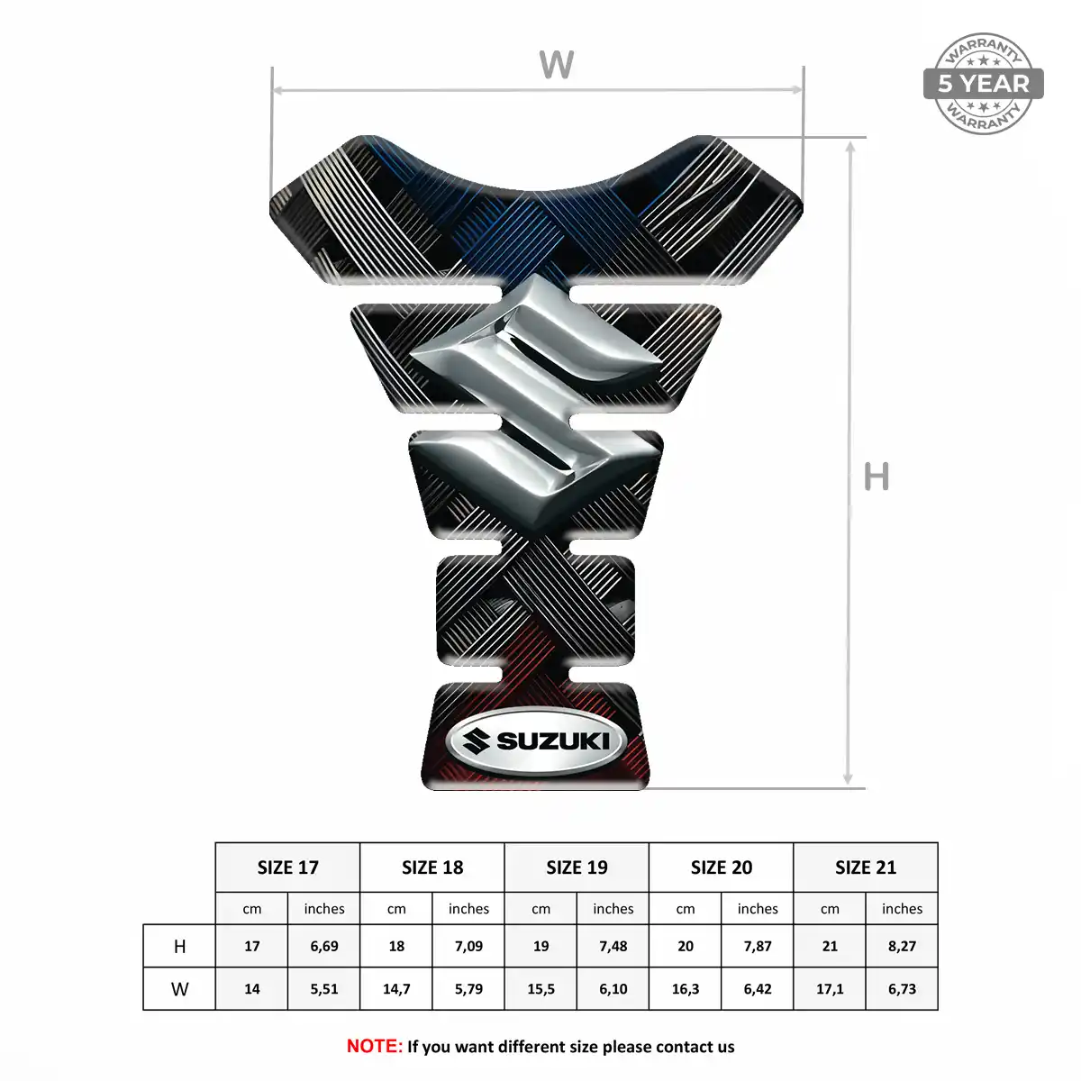 Suzuki Tank Protector Motorcycle Prime Quality