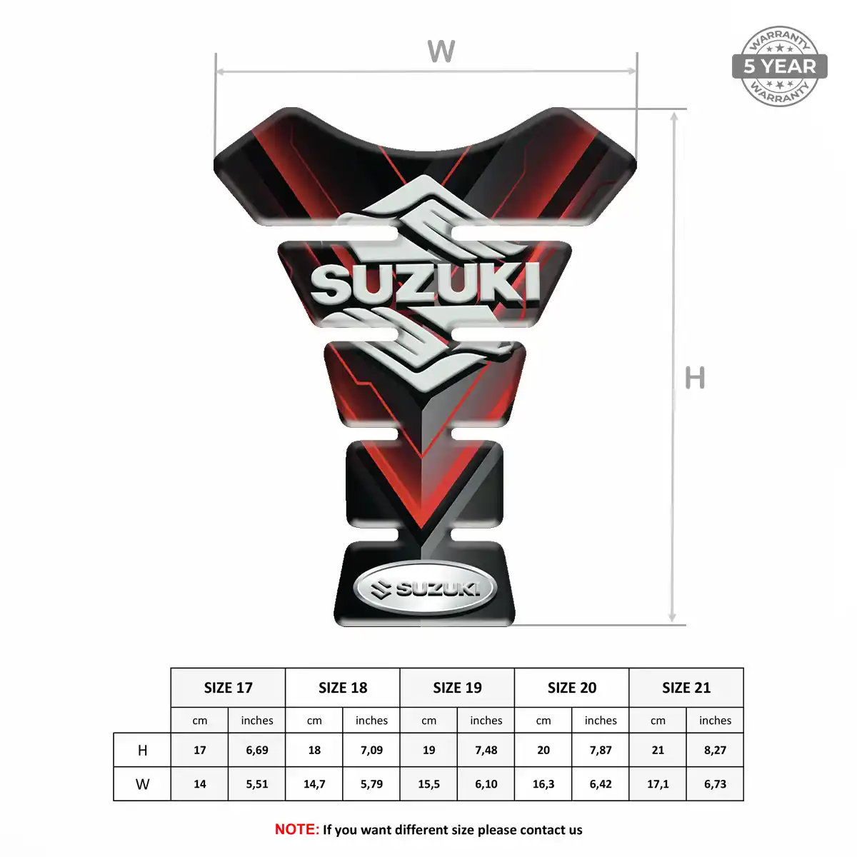 Suzuki Tank Protector Pad Signature Grade