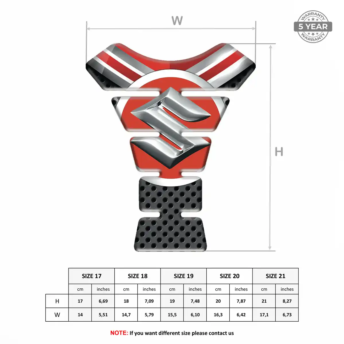 Suzuki Tank Protector Pads Deluxe Edition