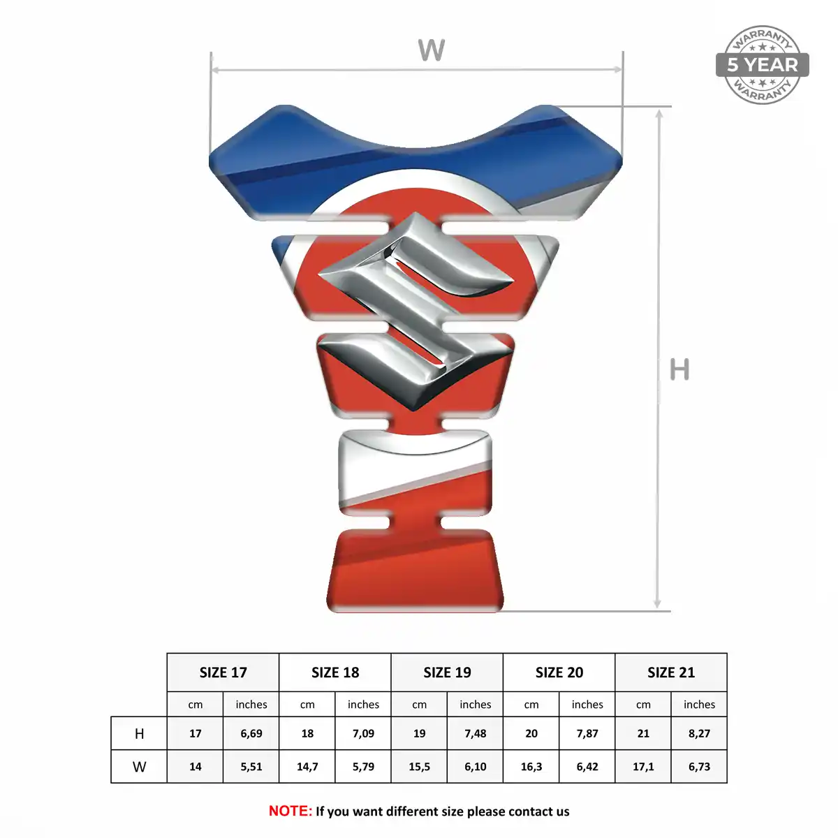 Suzuki Tank Protector Pads Elite Edition