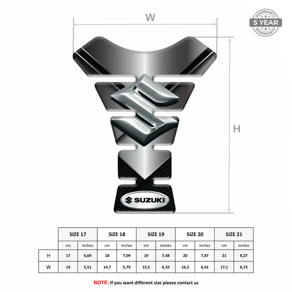 Suzuki Tank Protector Pads Motorbike Exclusive Series