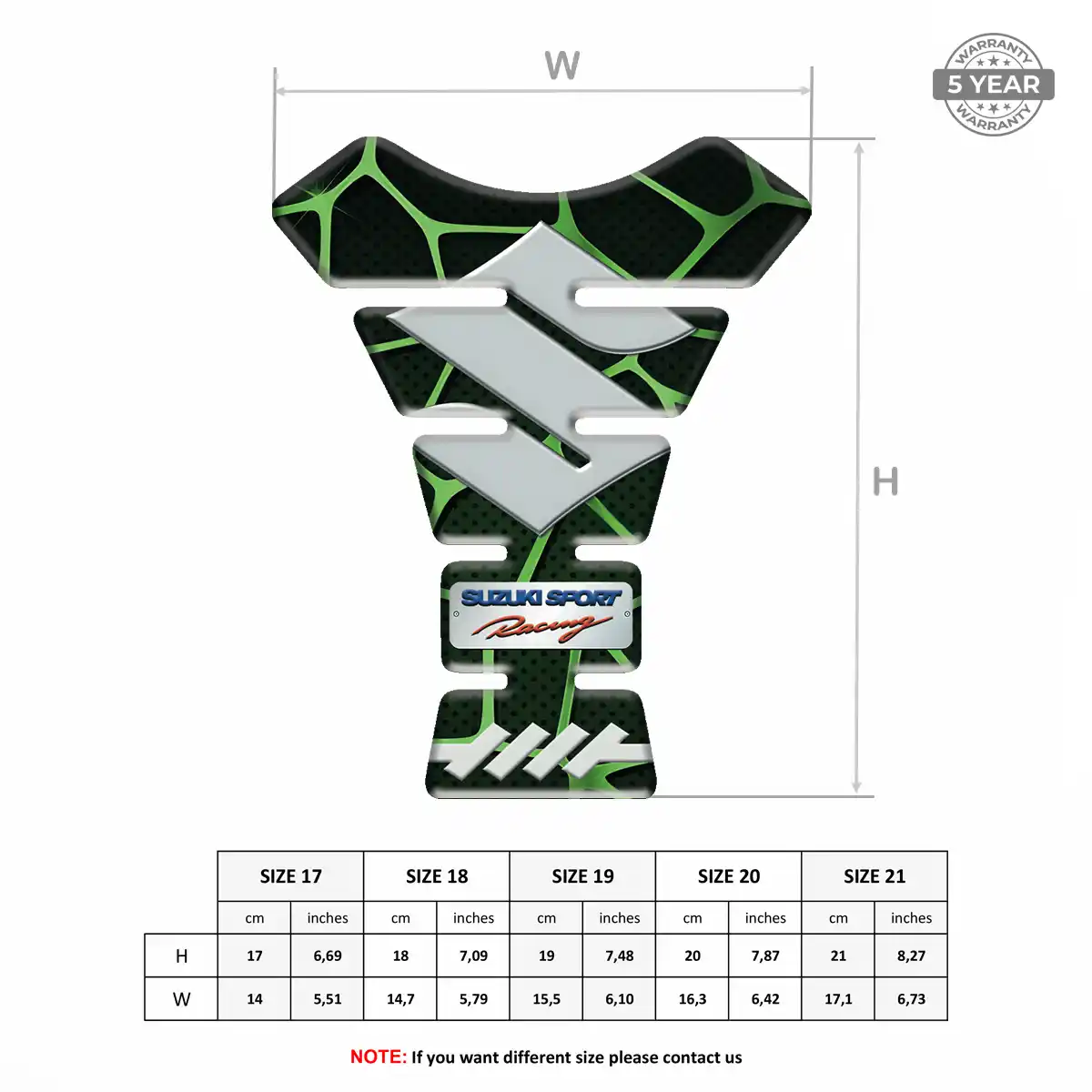 Suzuki Tank Protector Pads Motorcycle Elite Edition