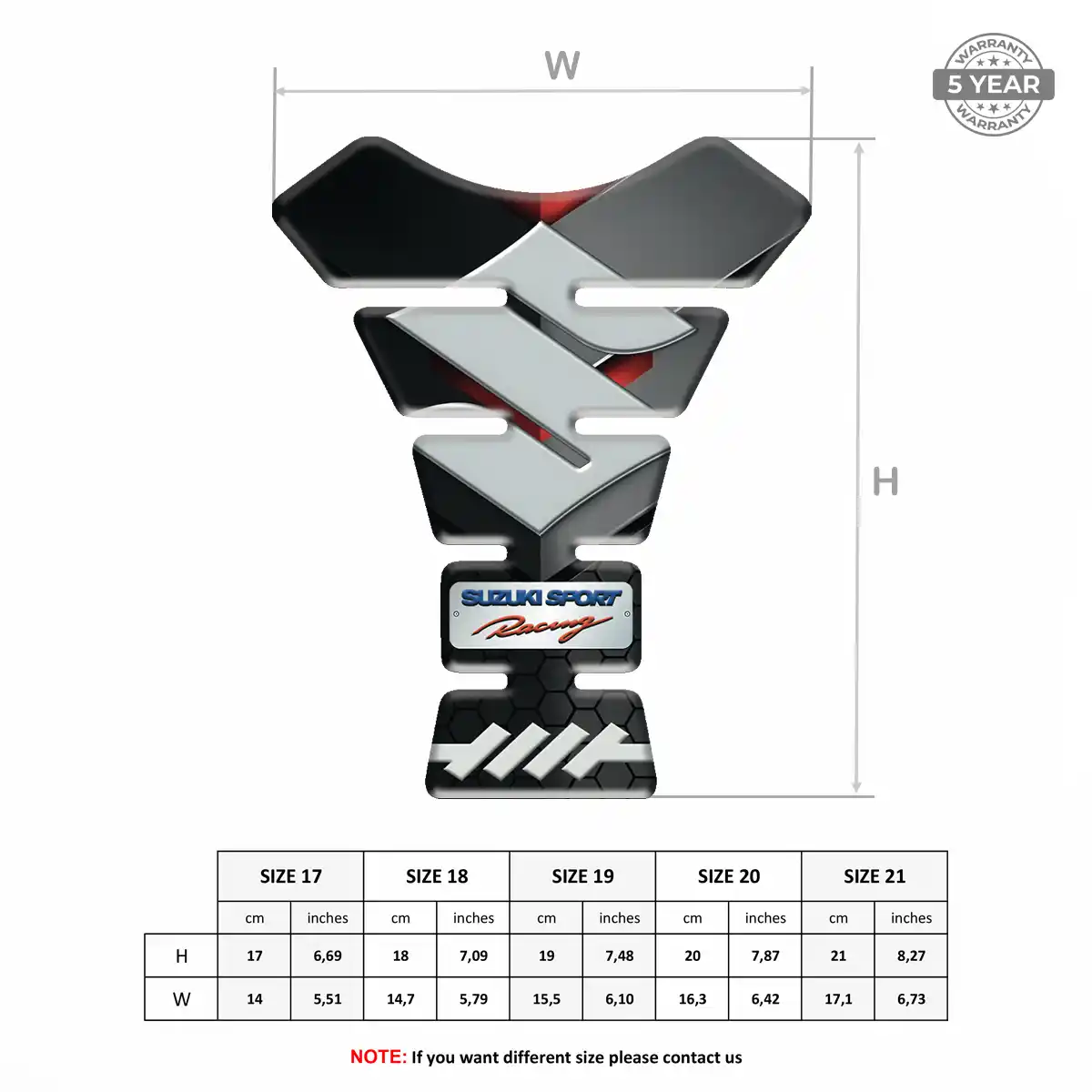 Suzuki Tank Protector Pads Superior Craft