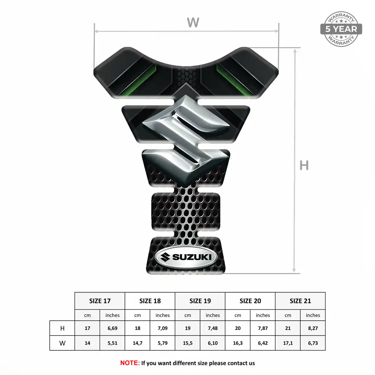 Suzuki Tank Scratch Protector Deluxe Edition