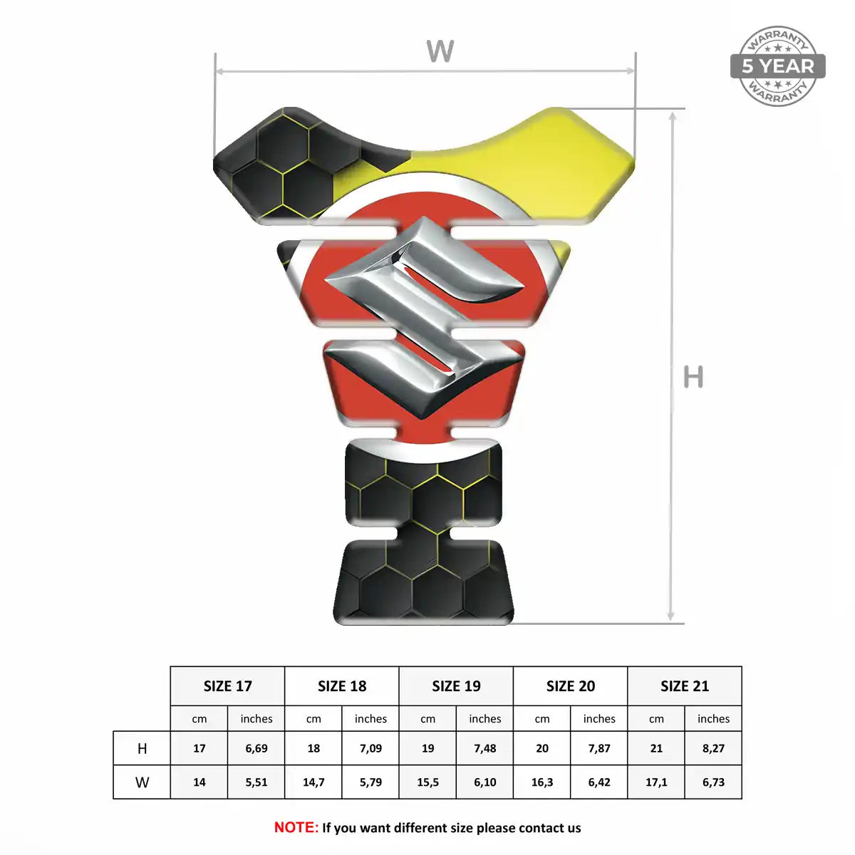 Suzuki Tank Scratch Protector Exclusive Series