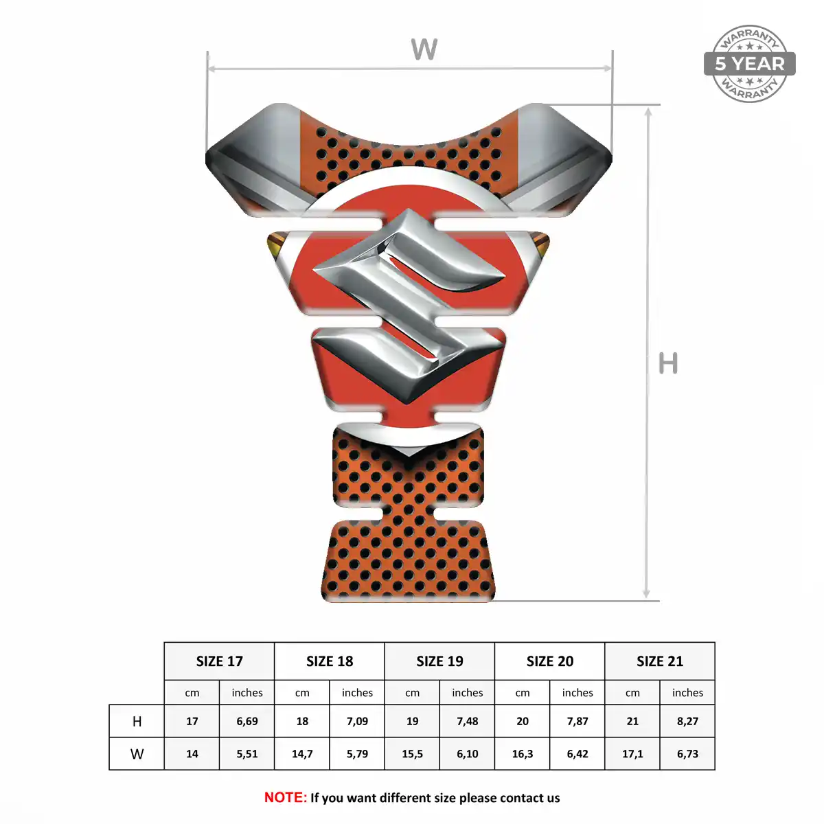 Suzuki Tank Scratch Protector Signature Grade