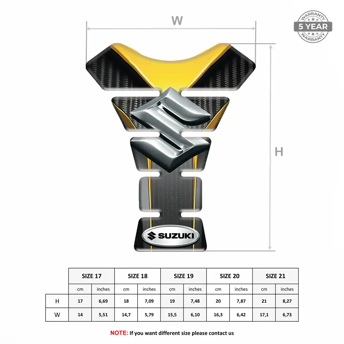 Suzuki Tank Scratch Protector Superior Craft