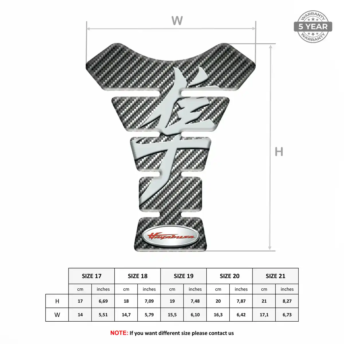 Suzuki Tank Sticker Prestige Line
