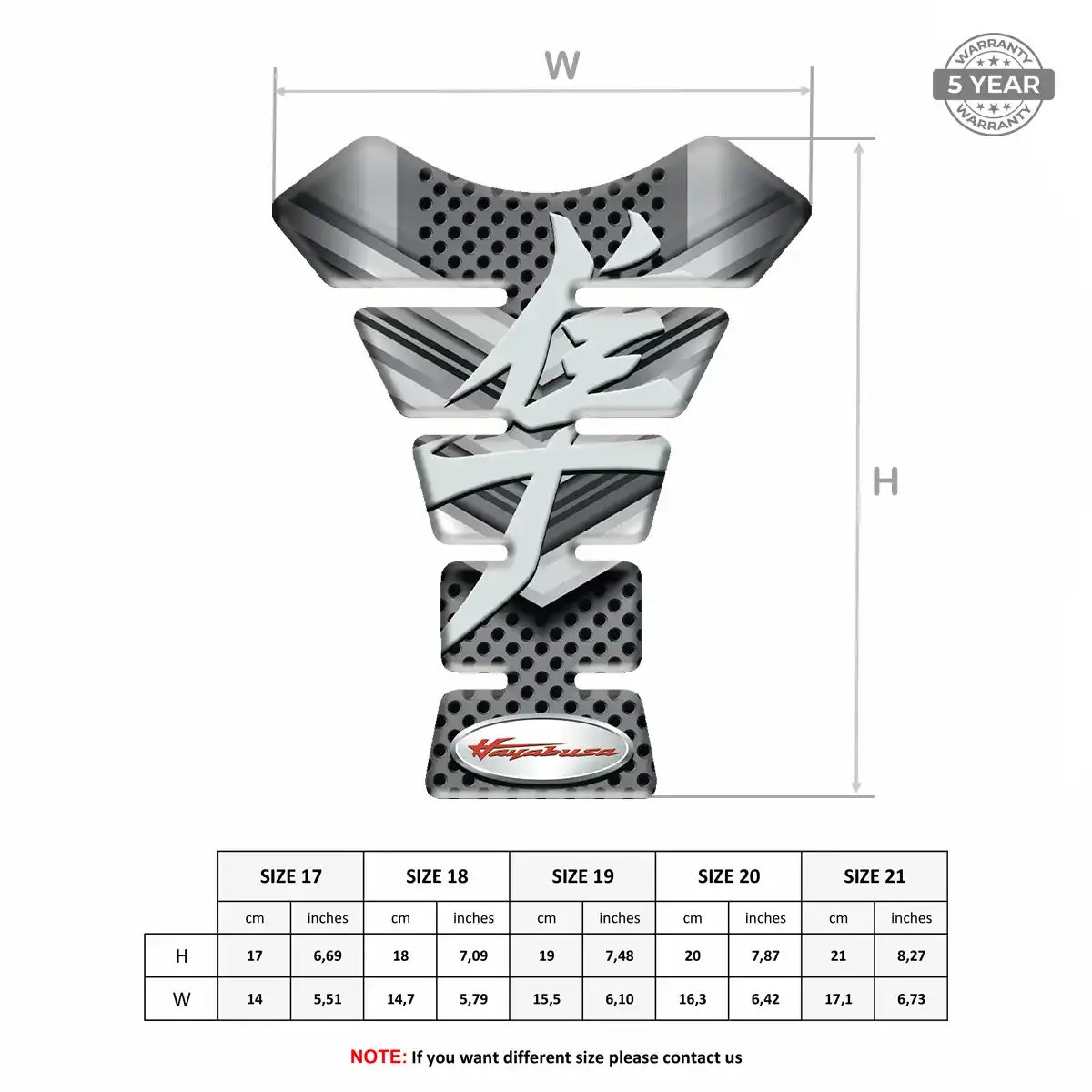 Suzuki Tank Sticker Signature Grade