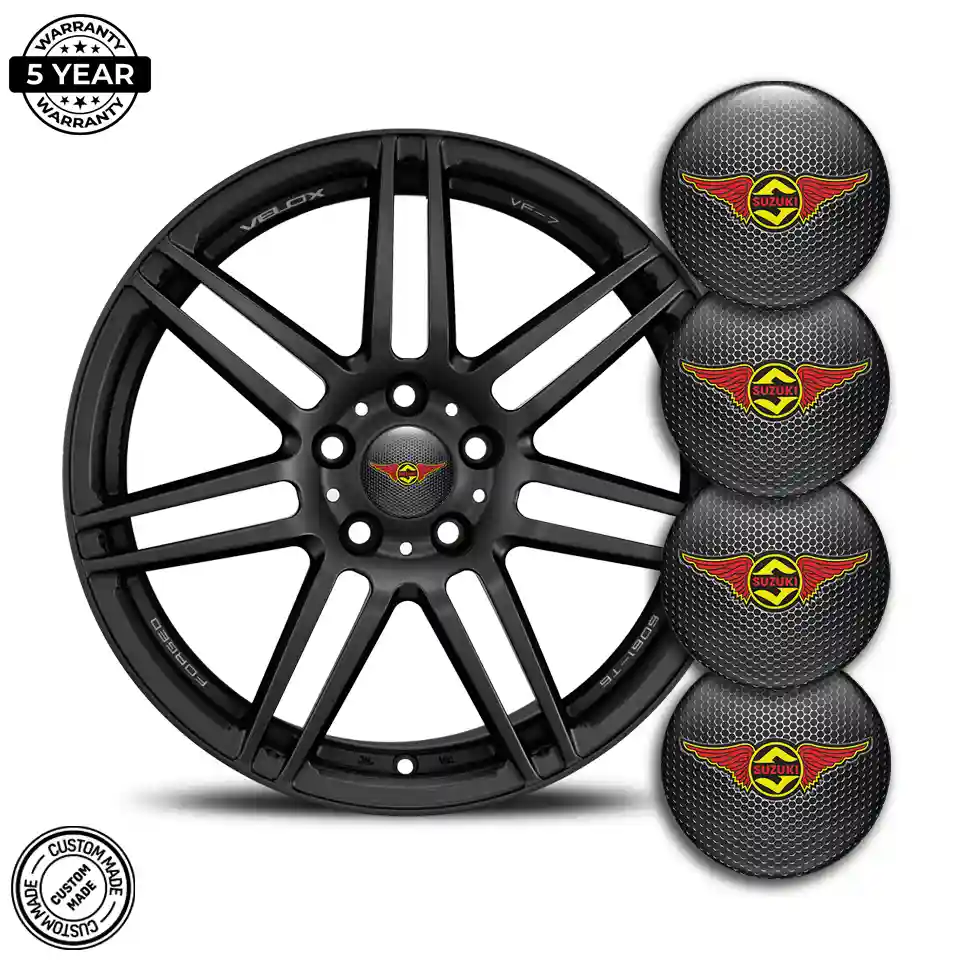 Suzuki Wheel Emblem Self-Adhesive Prime Quality