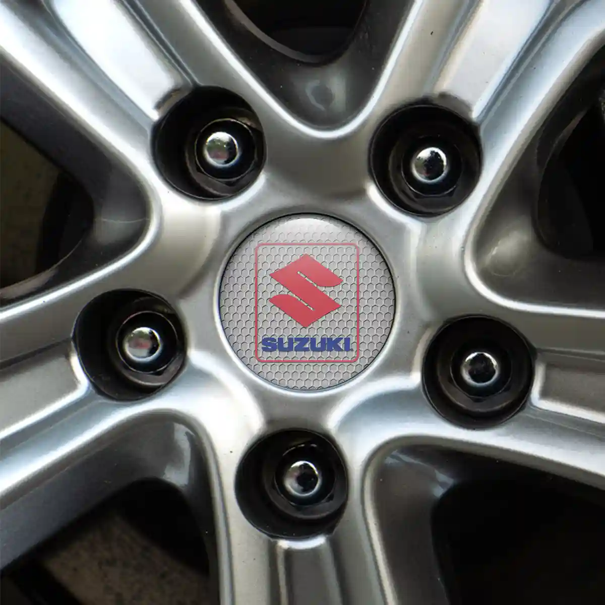 Suzuki Wheel Emblem Self-Adhesive Superior Craft