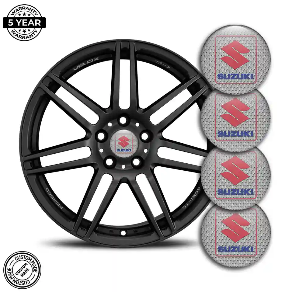 Suzuki Wheel Emblem Self-Adhesive Superior Craft