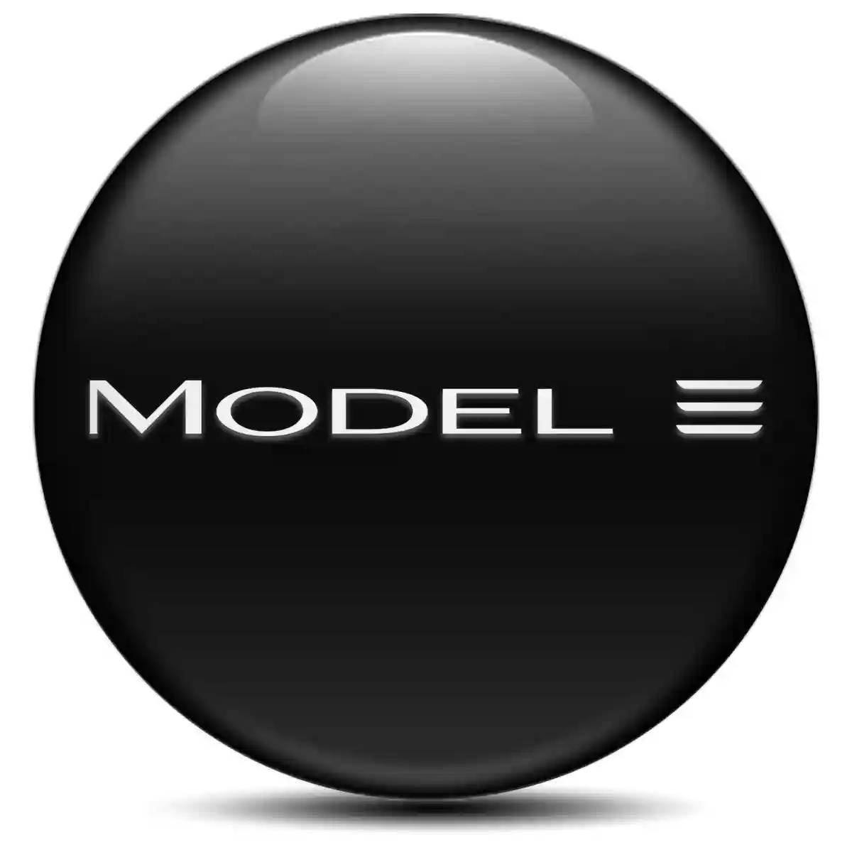 Tesla Badge Emblems Center Cap Refined Design