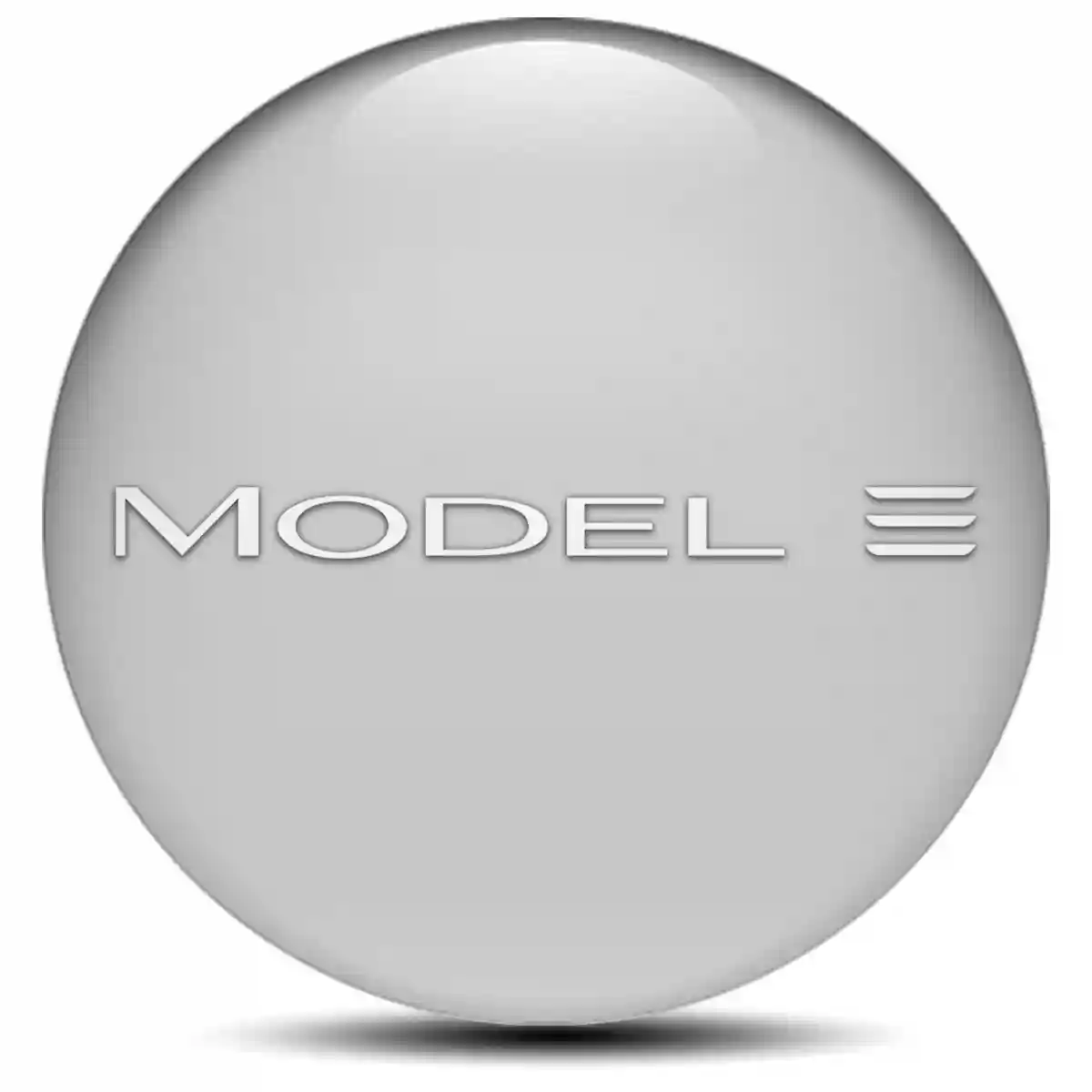 Tesla Domed Emblem Self-Adhesive Sleek Style