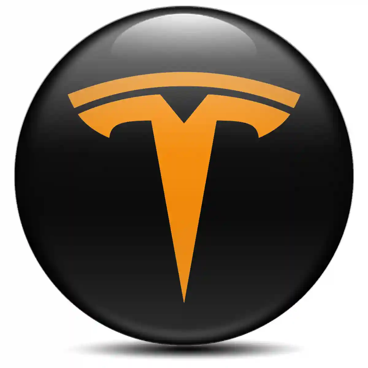Tesla Emblem Center Hub Cap Self-Adhesive Elite Finish