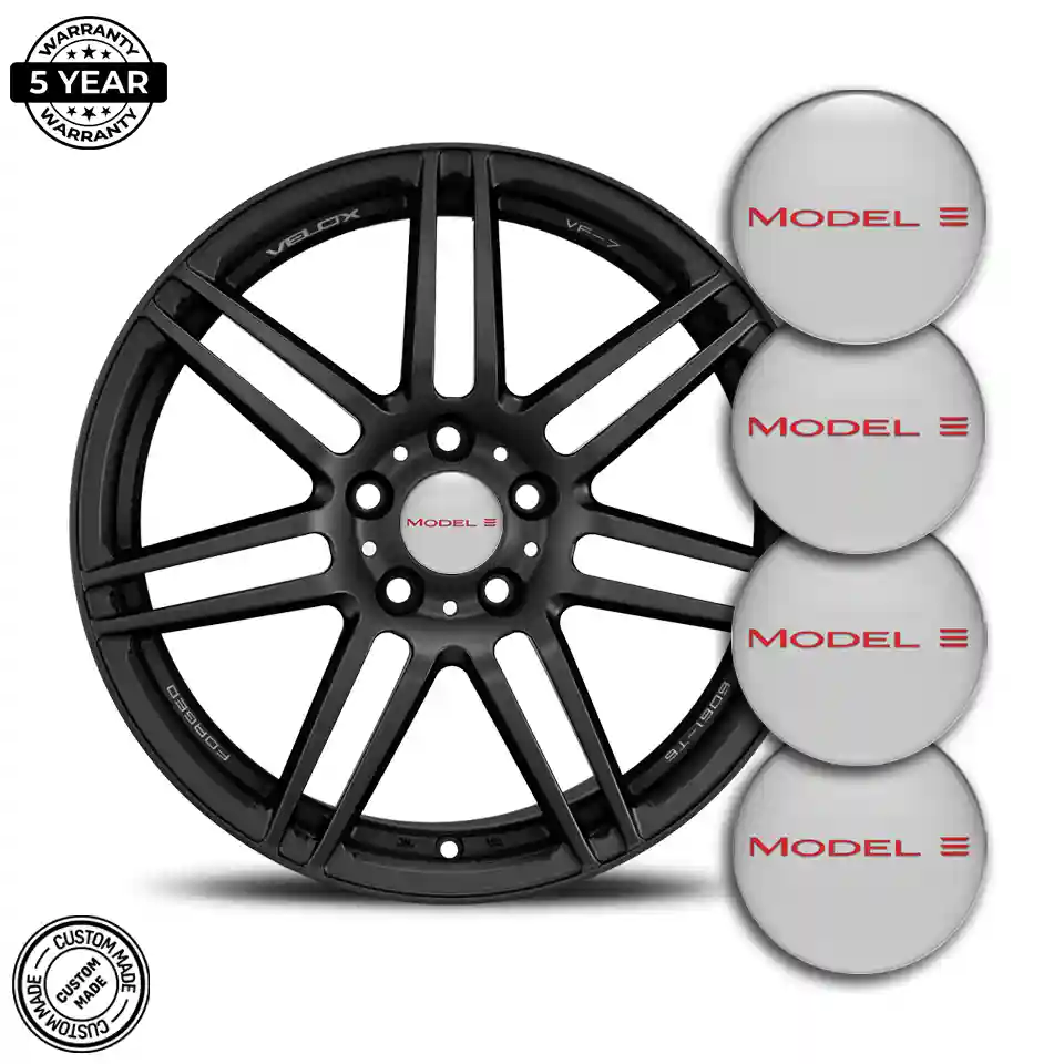 Tesla Emblem Center Hup Cap Elite Finish