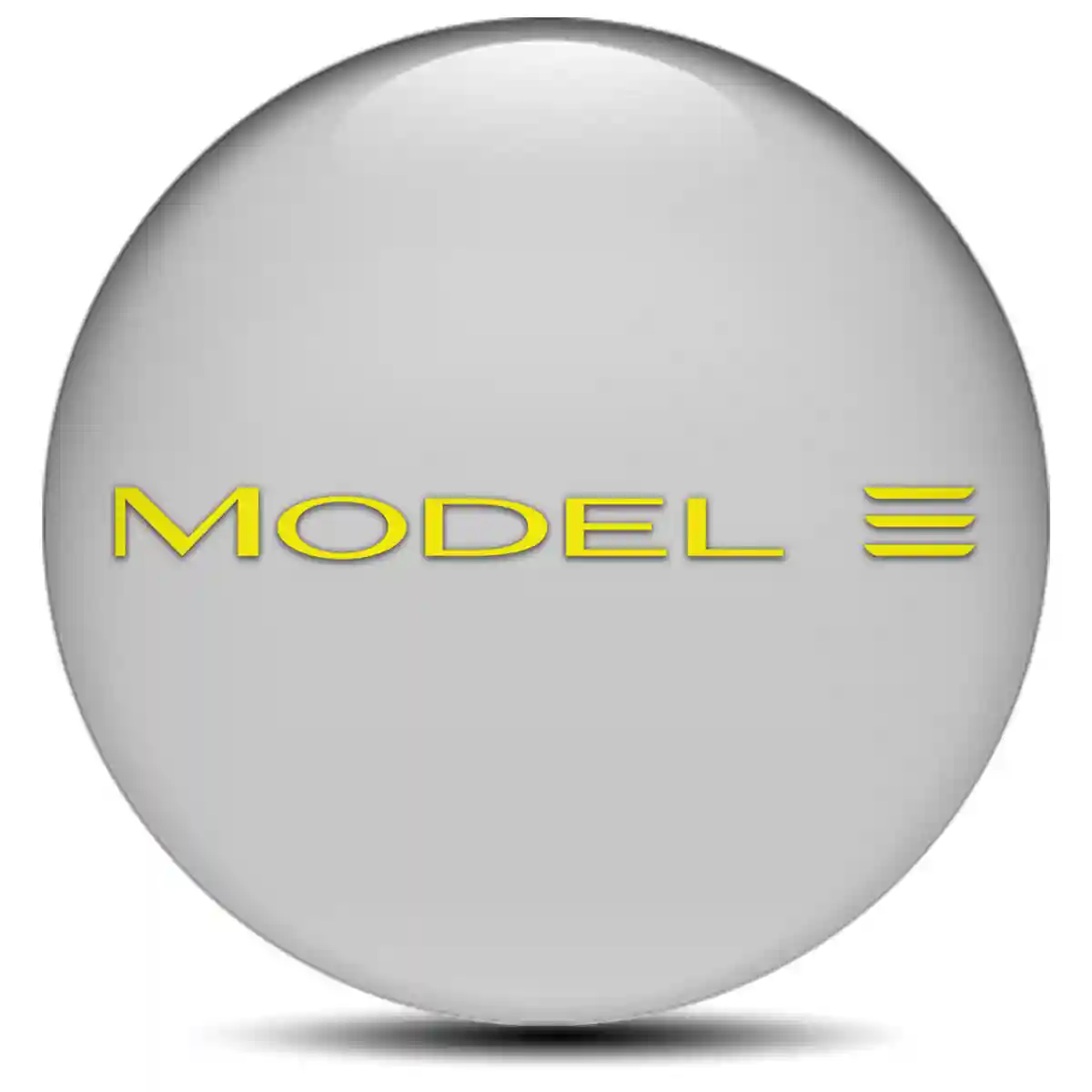 Tesla Emblem Center Hup Cap Refined Design
