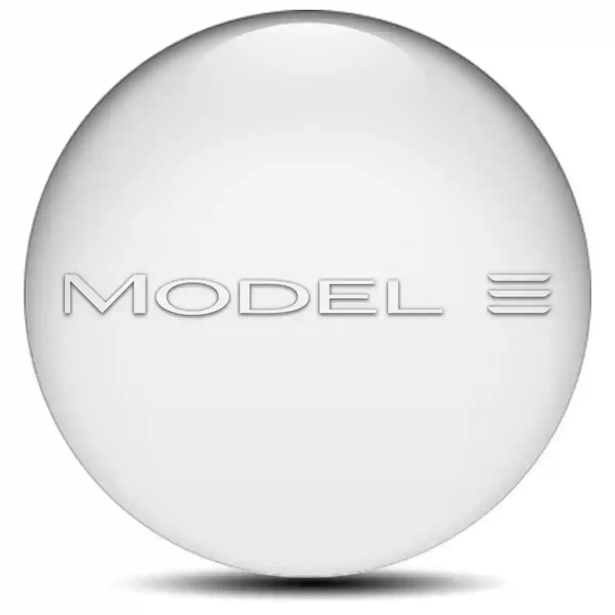 Tesla Emblem Center Hup Cap Sleek Style