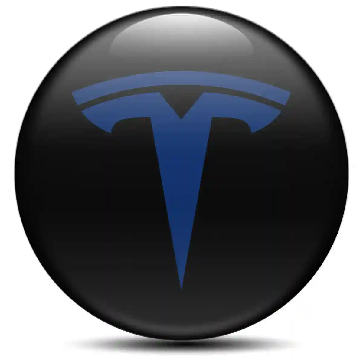 Tesla Emblem Wheel Center Caps Self-Adhesive Sleek Style