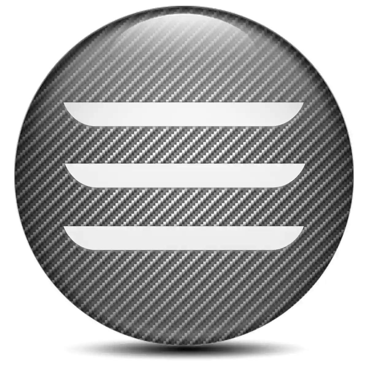 Tesla Epoxy Sticker Sleek Style