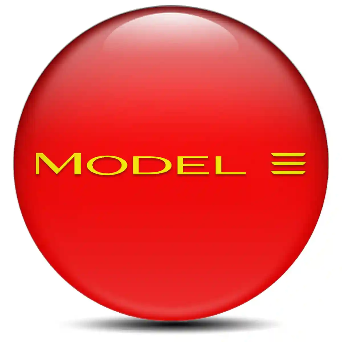 Tesla Logo Silicone Badge Self-Adhesive Sleek Style