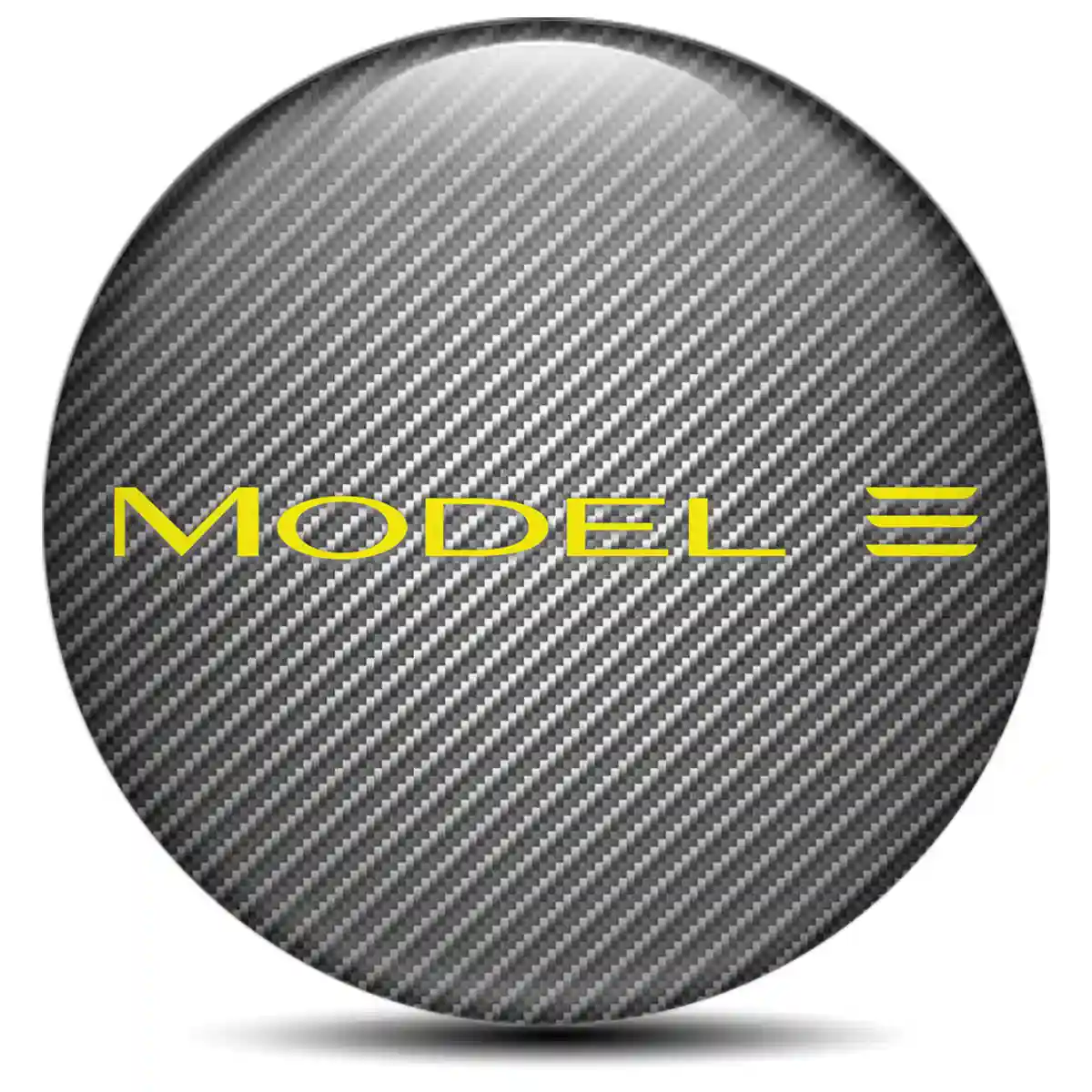 Tesla Logo Silicone Emblem Self-Adhesive Sleek Style