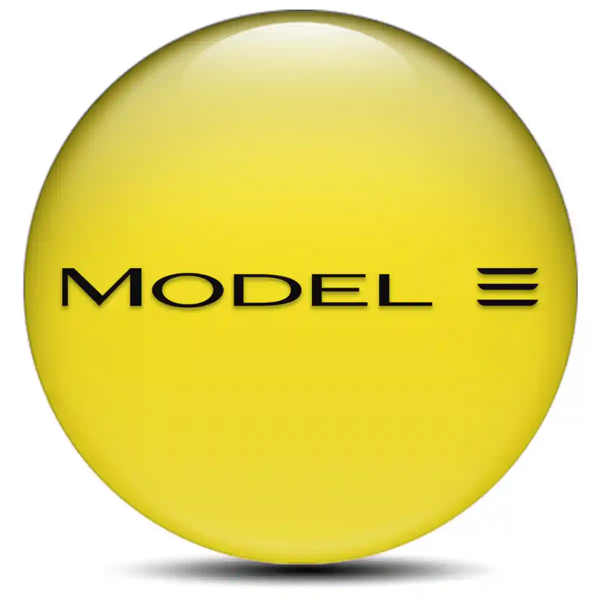 Tesla Logo Sticker Refined Design
