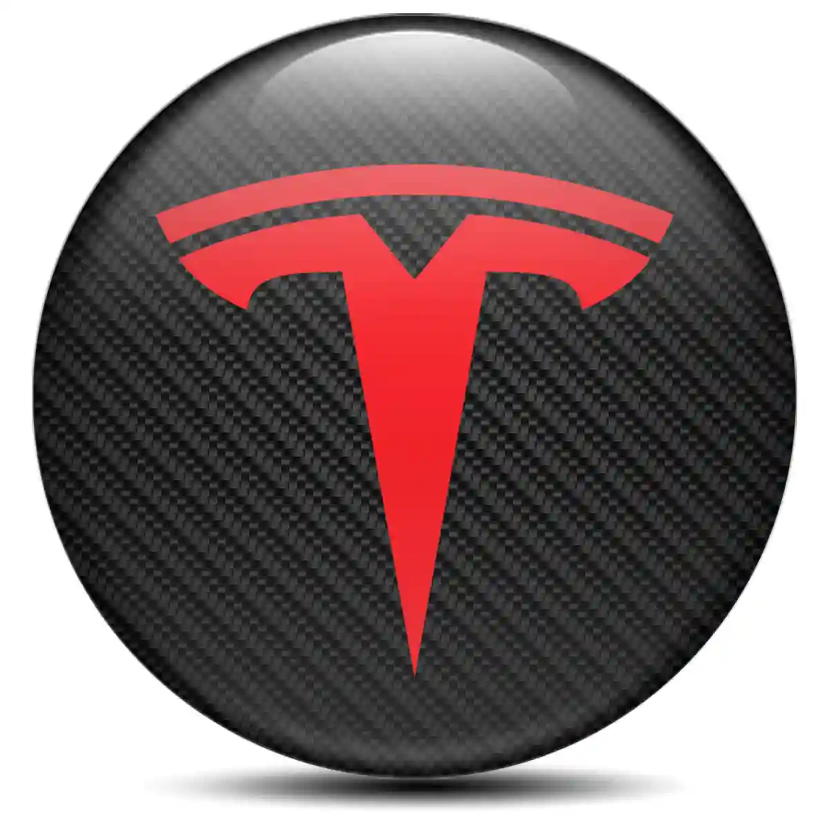 Tesla Silicone Sticker Self-Adhesive Sleek Style