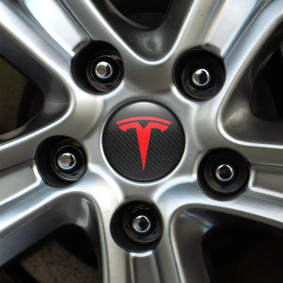 Tesla Silicone Sticker Self-Adhesive Sleek Style